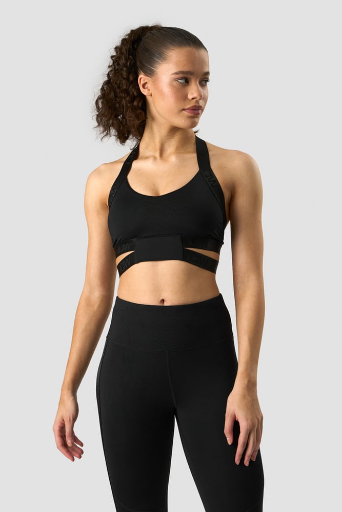 ultimate training sports bra black/black