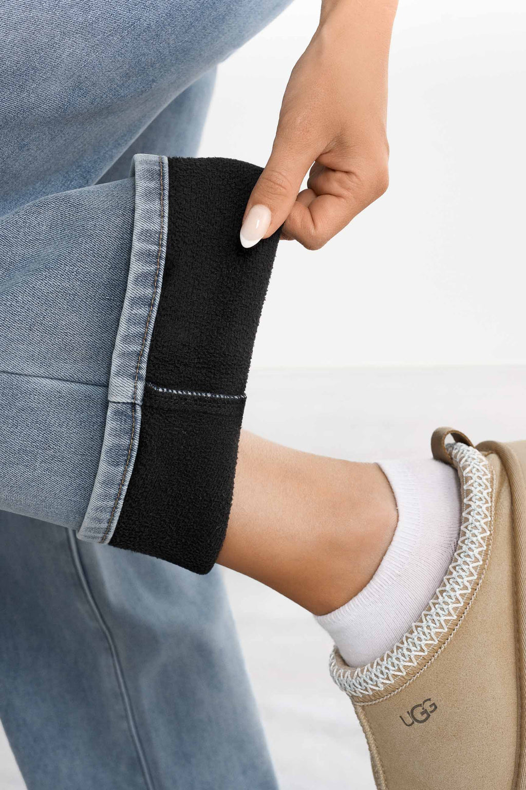 Warmhoudende Baggy Jeans