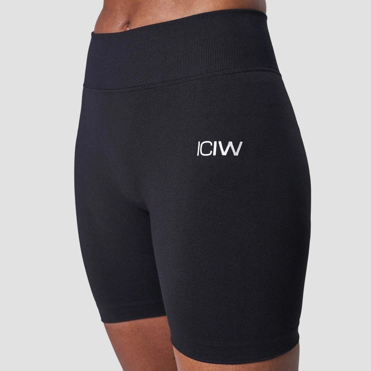 ICANIWILL - Dames Scrunch Seamless Shorts -Zwart