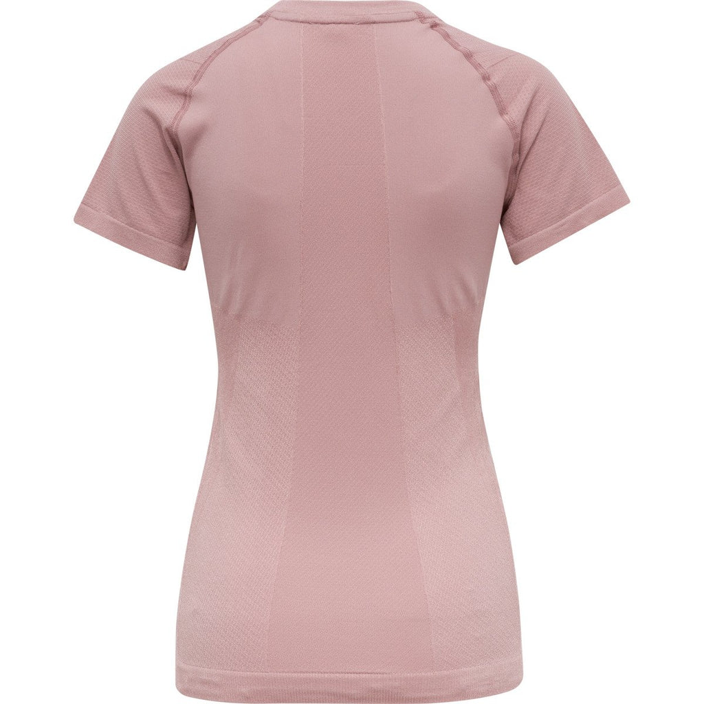 Hummel - Dames Clea Seamless T-shirt -Wood Roze