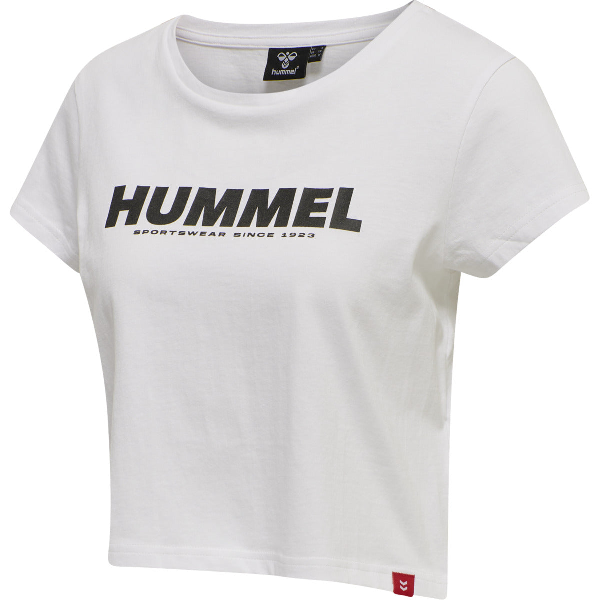 Hummel - Dames Legacy Cropped T-shirt White/Black