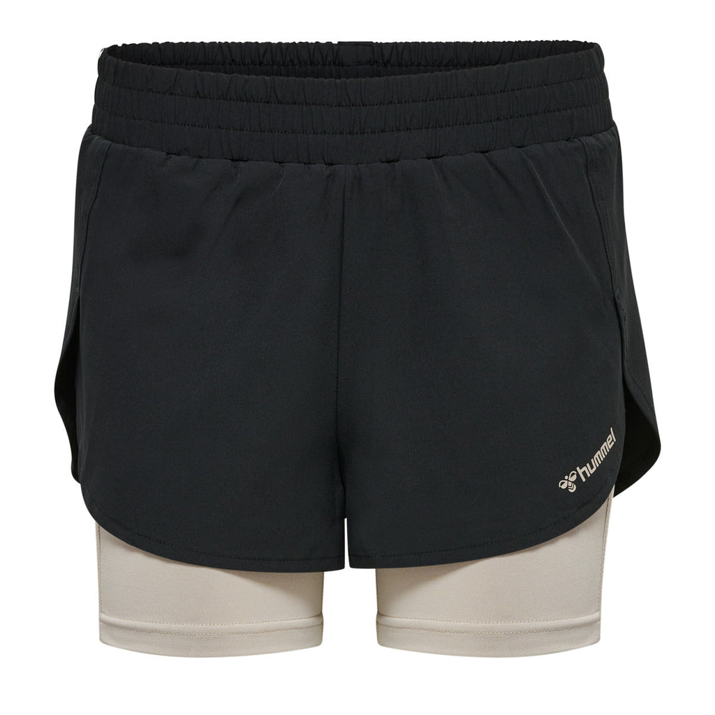 Hummel - Track 2 in 1 shorts Black