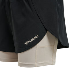 Hummel - Track 2 in 1 shorts Black
