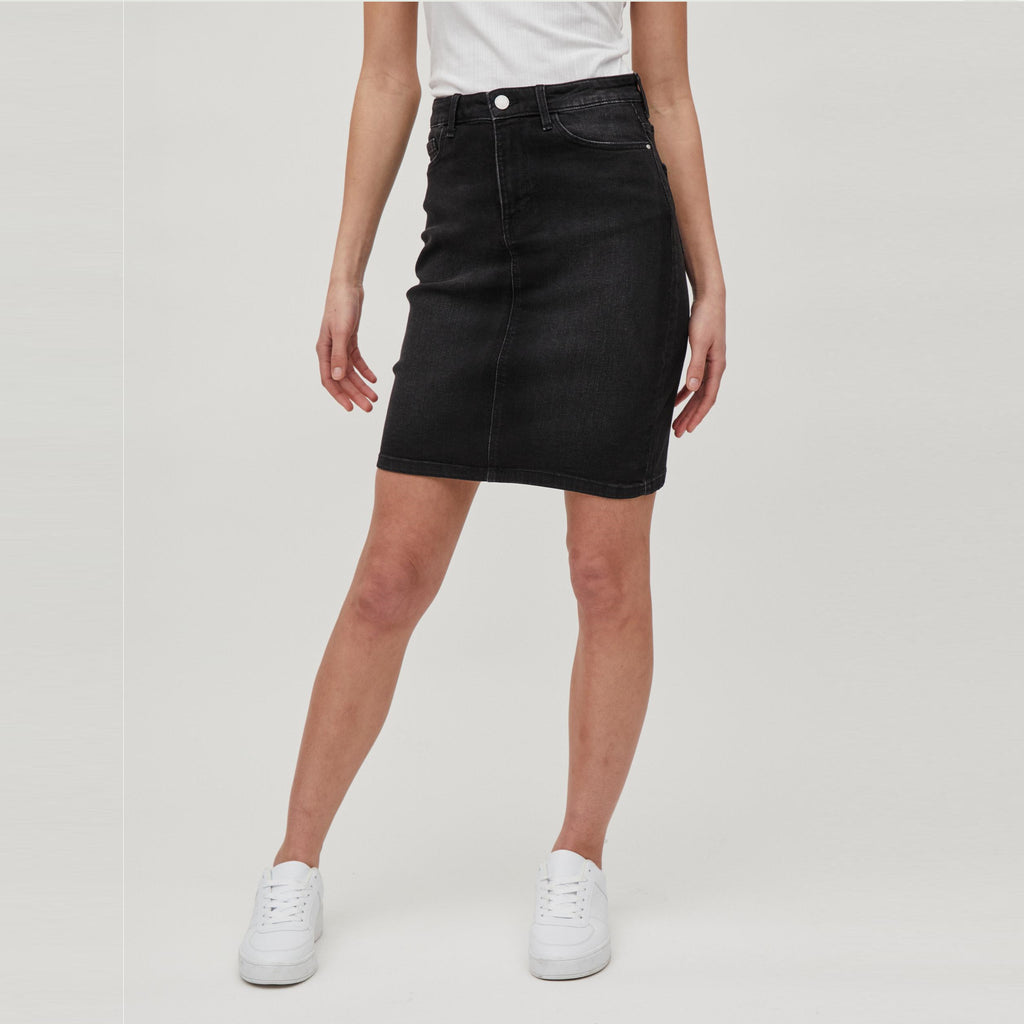 VILA - May High Waist Denim Skirt