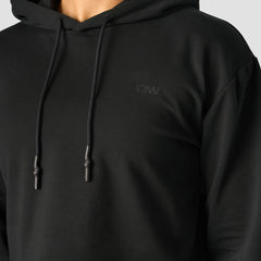 ICANIWILL - Stride Cropped  Hoodie Black