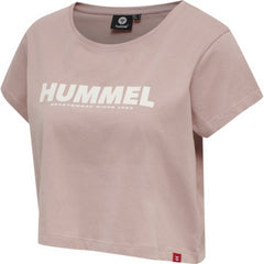 Hummel - Dames Legacy Cropped T-shirt -Woodroze